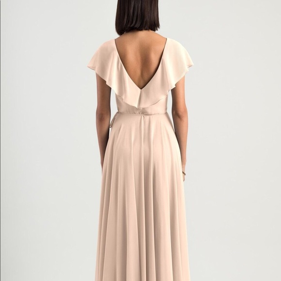 Jenny Yoo Faye Bridesmaid Dress in Soft Blush - Picture 3 of 10